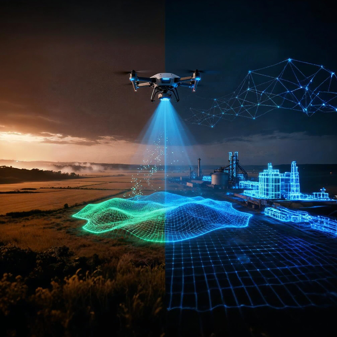 AI-Powered Drone Mapping – From Images to 3D Assets with up to 1m Accuracy